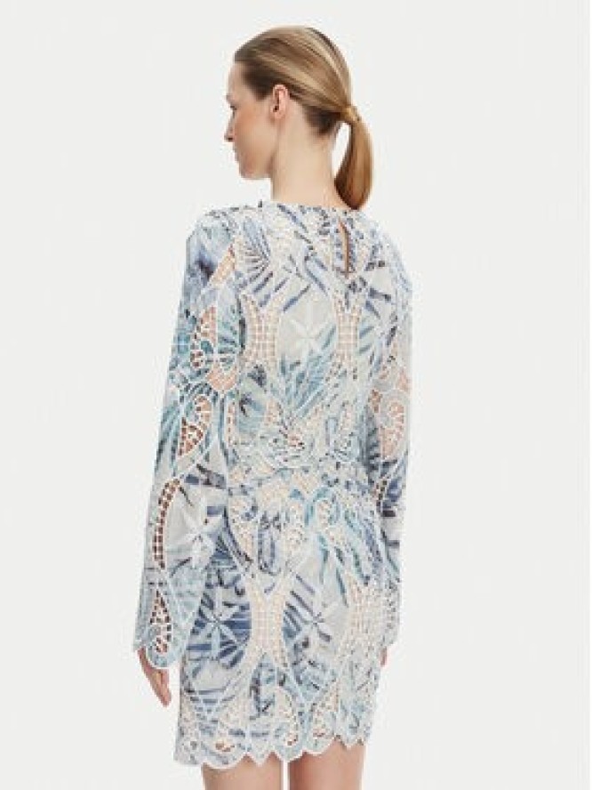 Guess Bluzka W5GH0T WHAD2 Niebieski Regular Fit