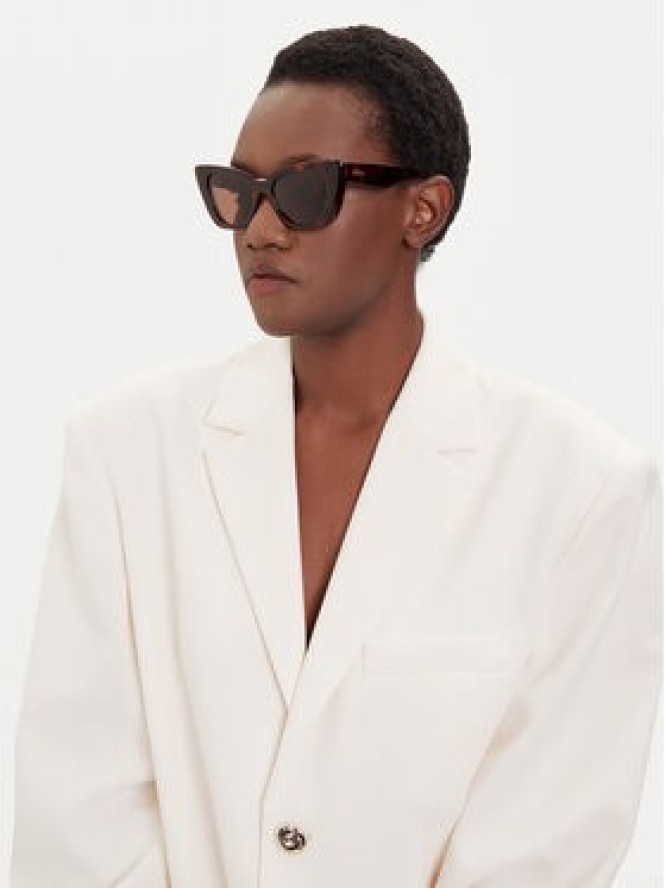 Max Mara Okulary przeciwsłoneczne Glimpse5 MM0099 52E Brązowy