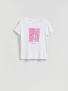 T-shirt z nadrukiem - biały
