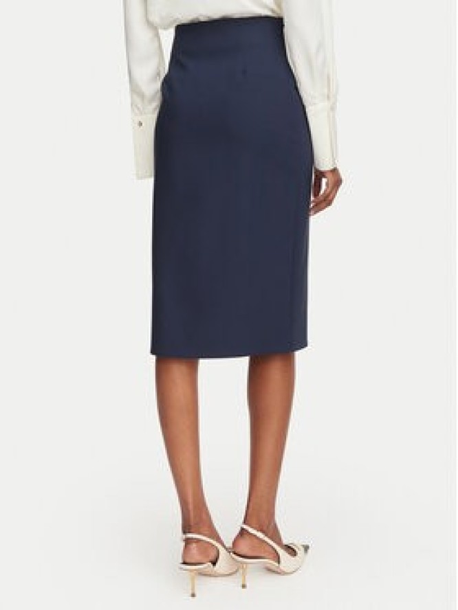 Rinascimento Spódnica ołówkowa CFC0128651003 Granatowy Slim Fit