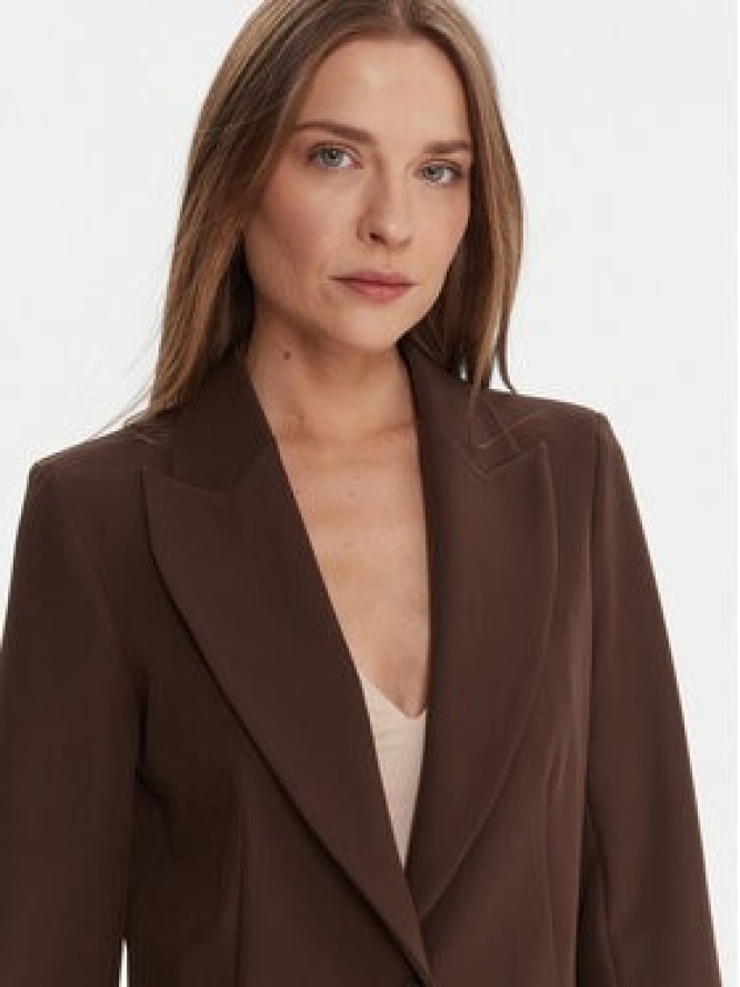 Maryley Marynarka 25IB187/M06/43CO Brązowy Regular Fit