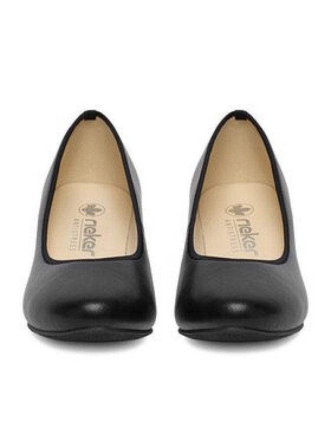 Rieker Czółenka 44650-04 Czarny