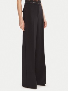 Elisabetta Franchi Spodnie materiałowe PA-103-56E2 Czarny Regular Fit
