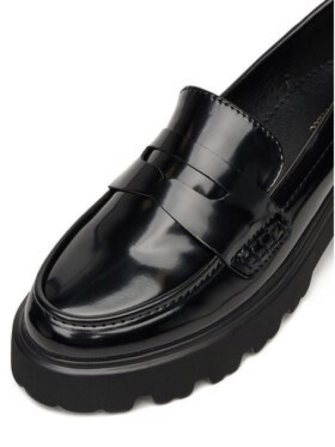 DeeZee Loafersy LE601-2 Czarny