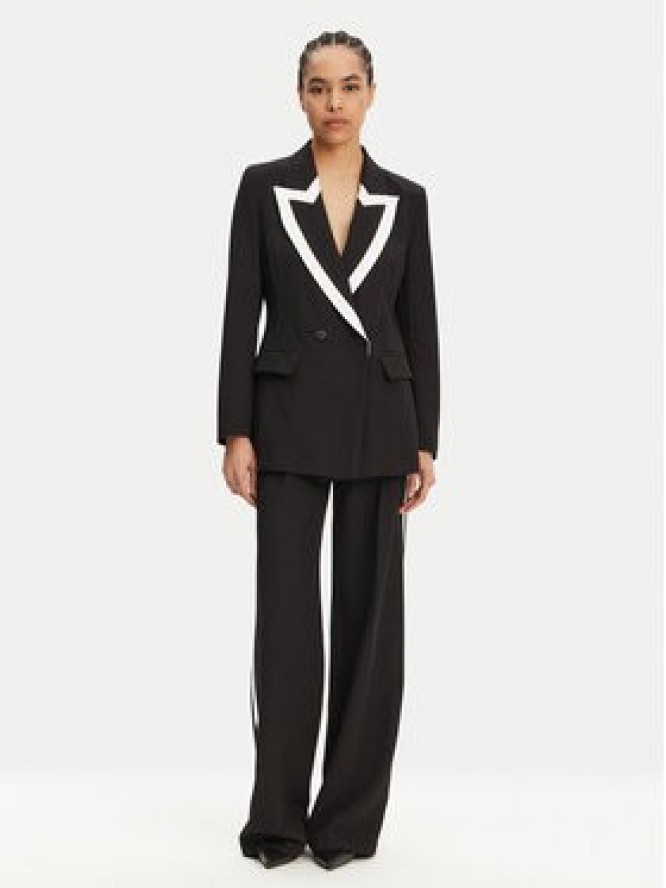 Maryley Marynarka 25EB189/43NB Czarny Regular Fit