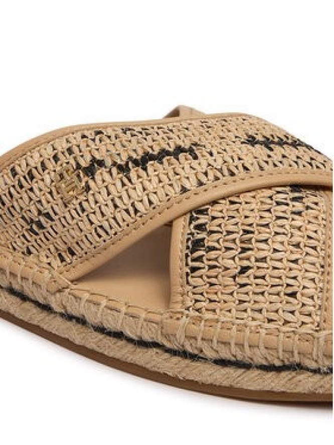 Tommy Hilfiger Klapki Raffia TH FW0FW09139 Beżowy