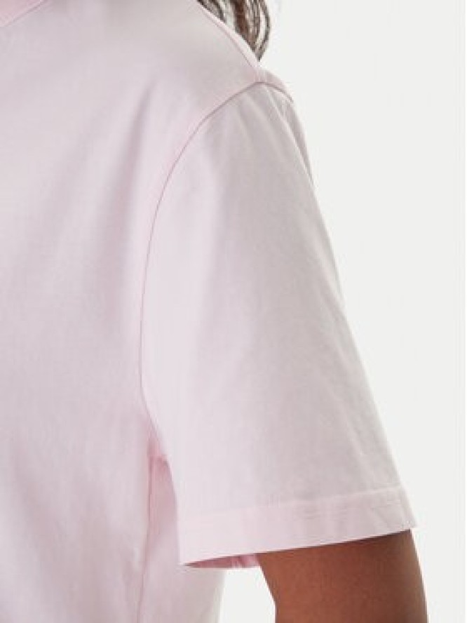 Tommy Jeans T-Shirt Badge DW0DW22202 Różowy Boxy Fit