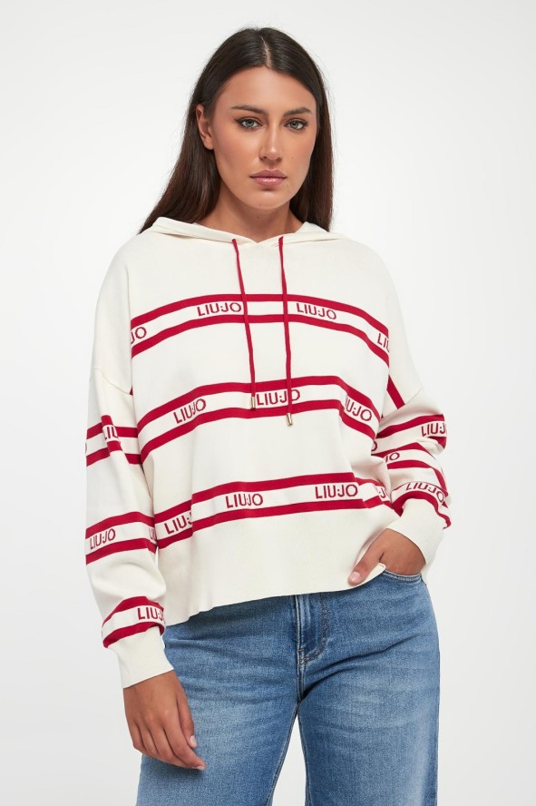 Sweter damski z kapturem LIU JO