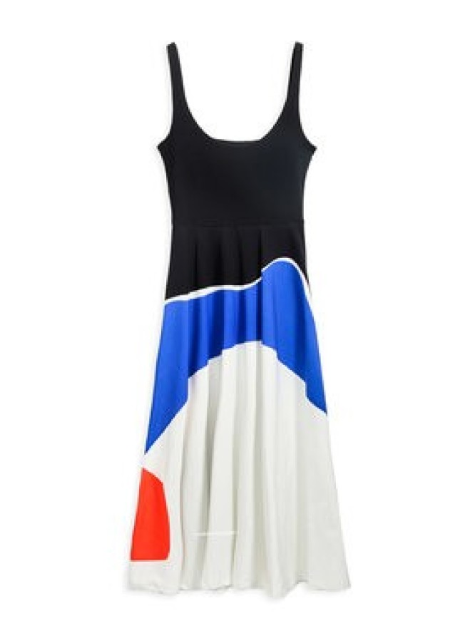 Desigual Sukienka codzienna Ondas 25SWVK41 Kolorowy Regular Fit