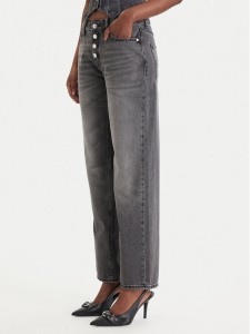 HUGO Jeansy Gilissi_5 50559124 Szary Straight Fit