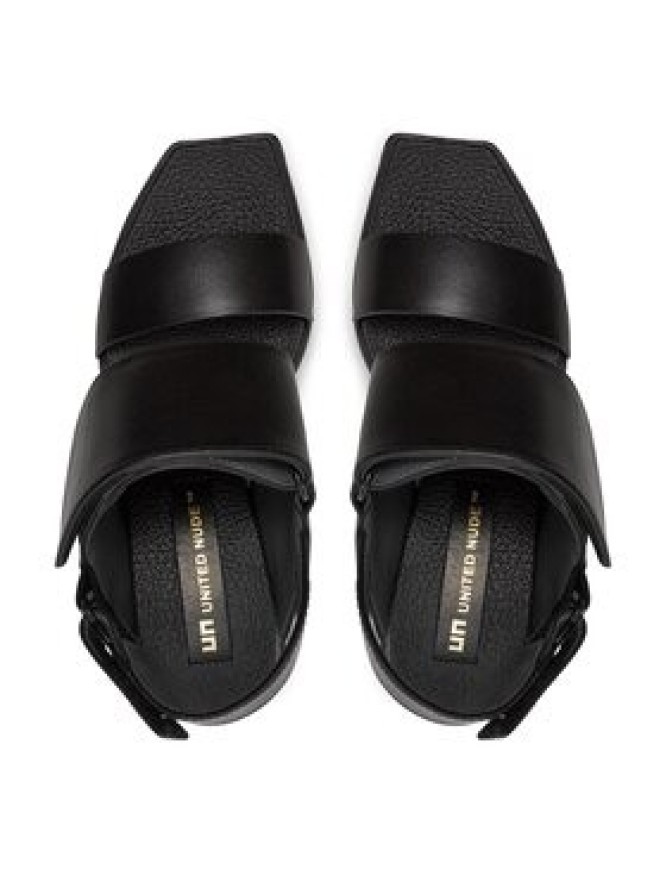 United Nude Sandały Delta Wedge Sandal 1041301162 Czarny