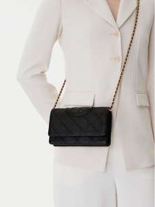 Tory Burch Torebka Fleming 138853 Czarny