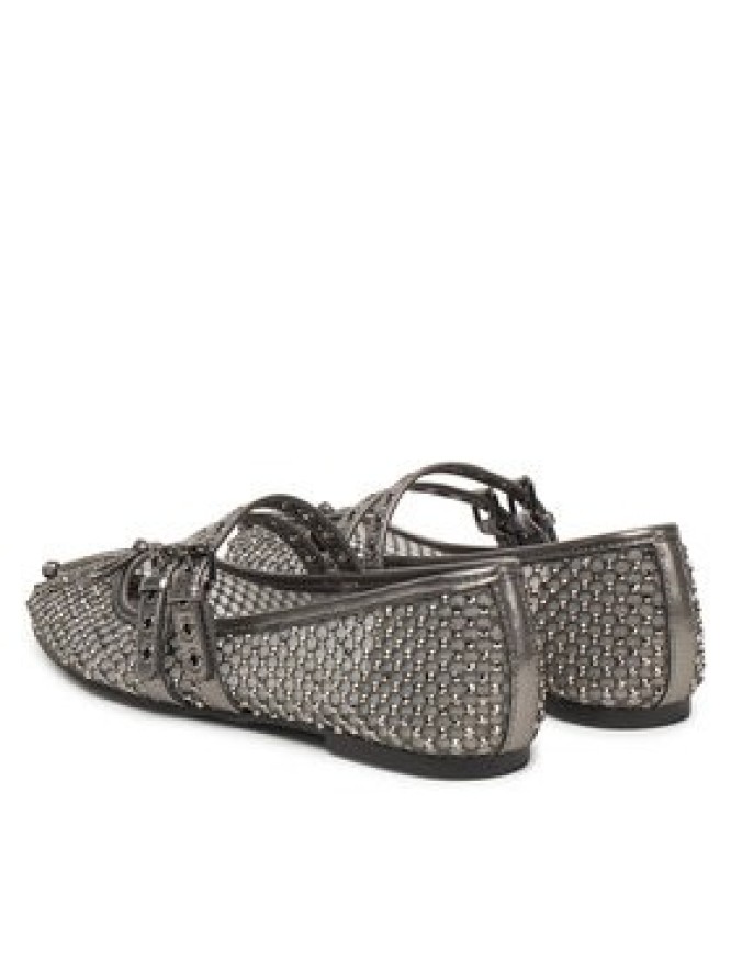 Guess Baleriny FLJKNN FAB02 Srebrny