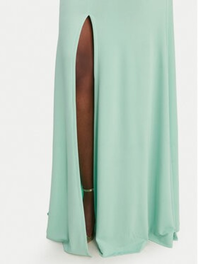 Just Cavalli Sukienka wieczorowa 80PAO922 J0253 Zielony Slim Fit