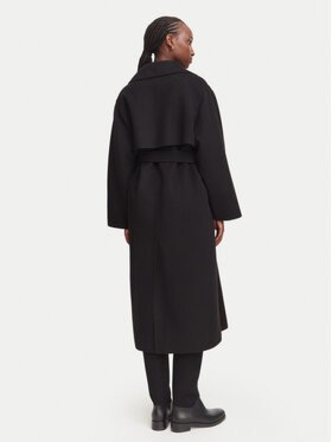 Weekend Max Mara Płaszcz wełniany Operoso 2625016011 Czarny Regular Fit