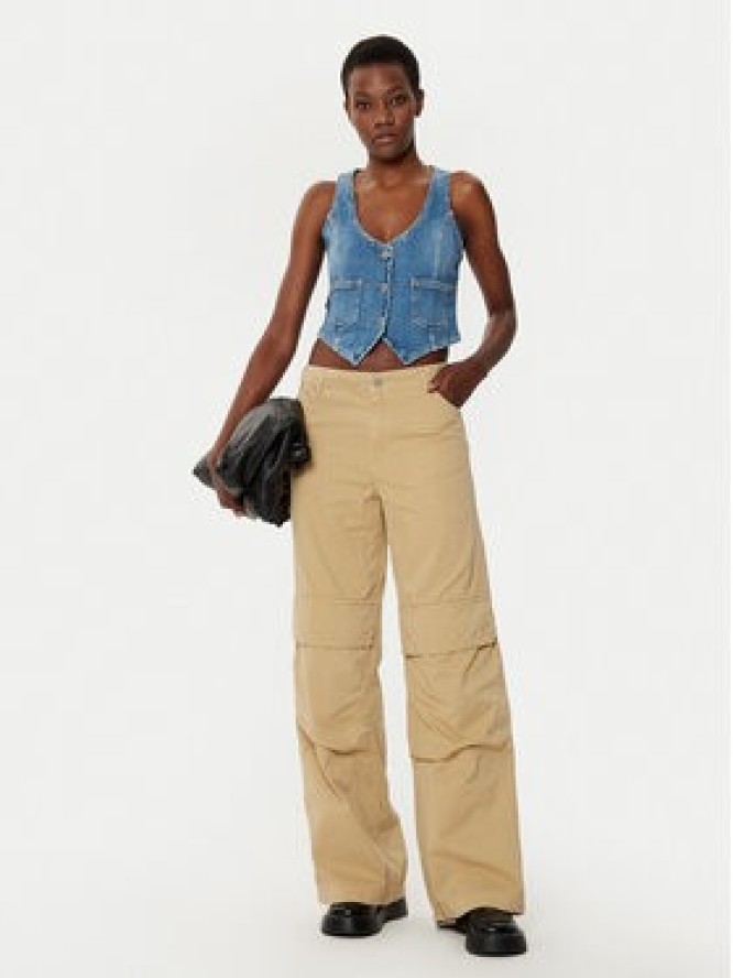 HUGO Spodnie materiałowe Hunder 50530833 Beżowy Relaxed Fit