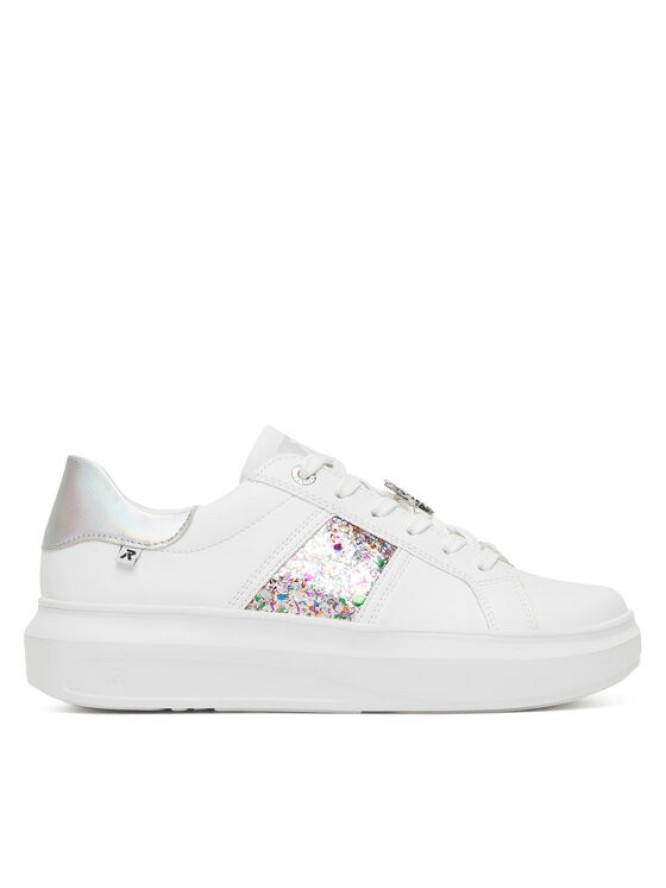 Rieker Revolution Lifestyle Sneakersy W1202-83 Biały