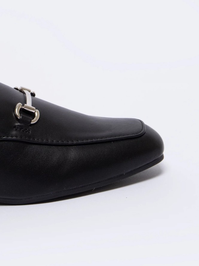 Klapki damskie eleganckie czarne NN274A076 906