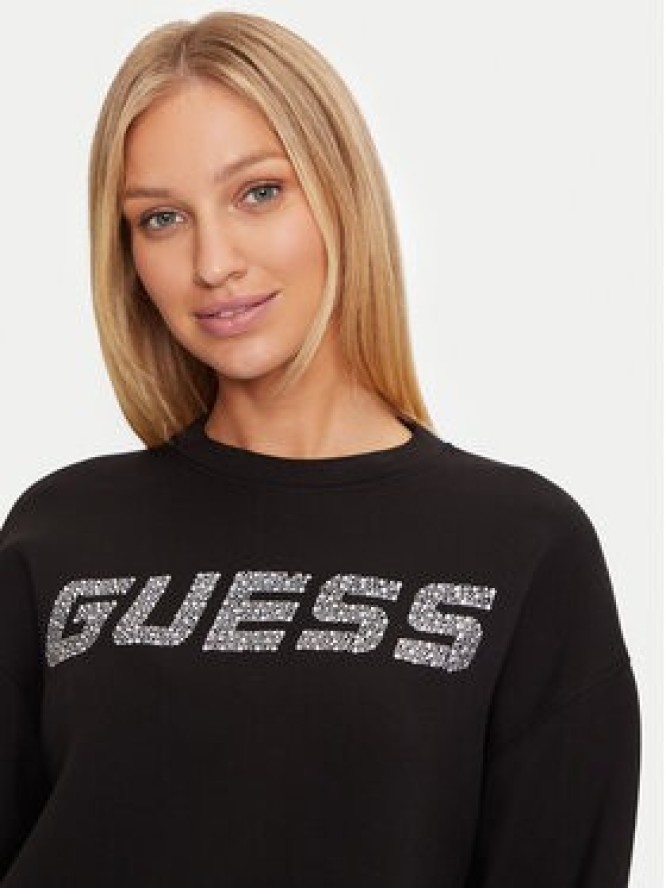 Guess Bluza V4BQ15 K7UW2 Czarny Regular Fit