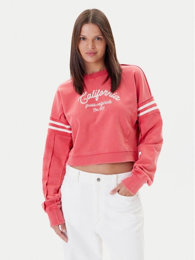 Guess Bluza W5YQ24 K68I4 Koralowy Regular Fit