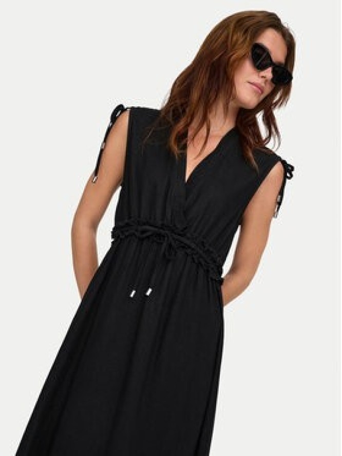 ONLY Sukienka letnia Goa 15363694 Czarny Regular Fit