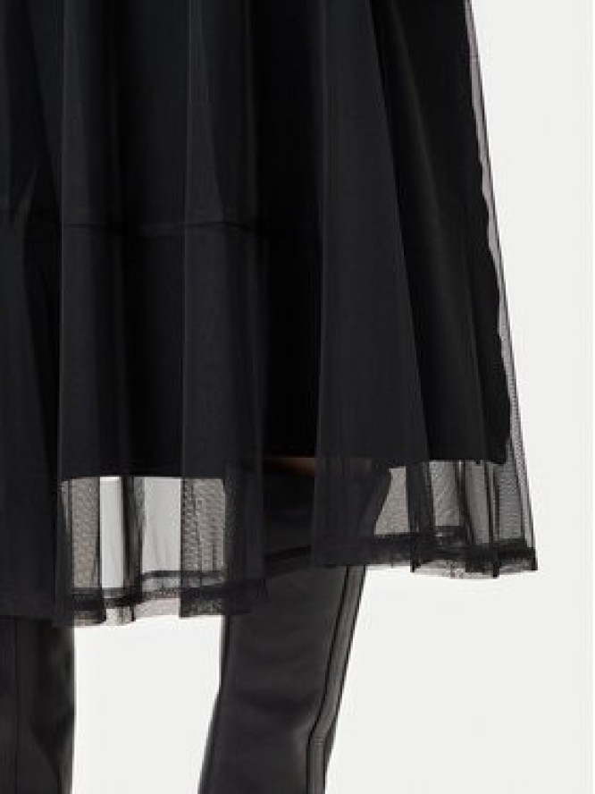 DKNY Spódnica midi P5GG7CMD Czarny Regular Fit