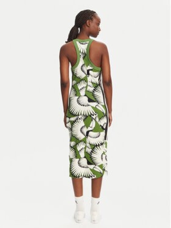 adidas Sukienka codzienna FARM Premium JD6314 Zielony Slim Fit