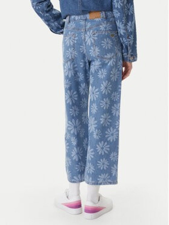 Roxy Jeansy Boogie Night ERJDP03323 Niebieski Wide Leg