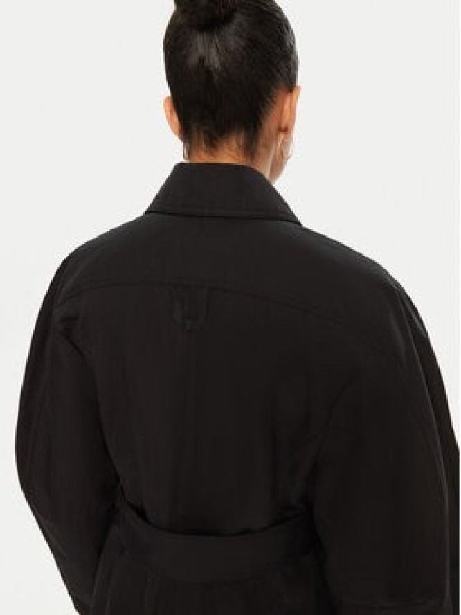 JACQUEMUS Trencz 24E241CO051 Czarny Regular Fit