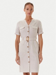 Tatuum Sukienka koszulowa Sofori T2509.204 Beżowy Regular Fit