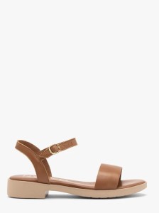 Jasnobrązowe sandały damskie