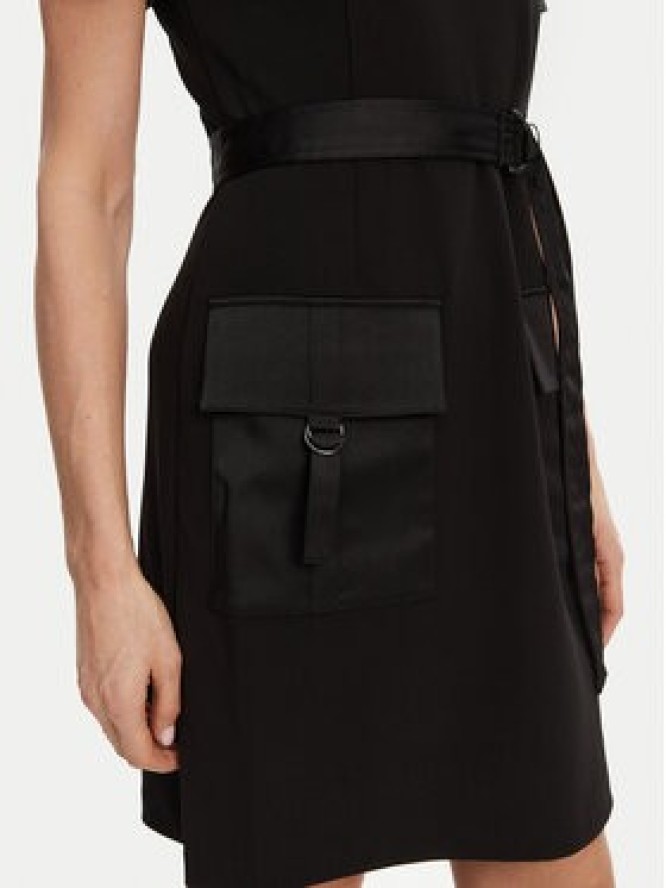 DKNY Sukienka codzienna DD4J1E45 Czarny Slim Fit