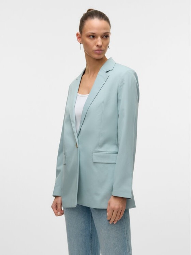 Vero Moda Marynarka Nila 10320915 Zielony Slim Fit