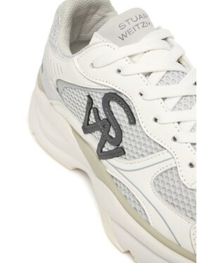 Stuart Weitzman Sneakersy Trainer SH318 Biały
