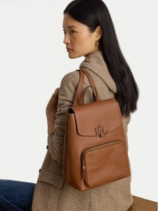 LAUREN RALPH LAUREN Plecak Medium Cameryn 431969355001 Brązowy