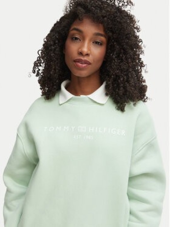 Tommy Hilfiger Bluza WW0WW47831 Zielony Regular Fit