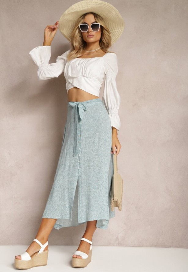 Miętowa Spódnica Salaphanise