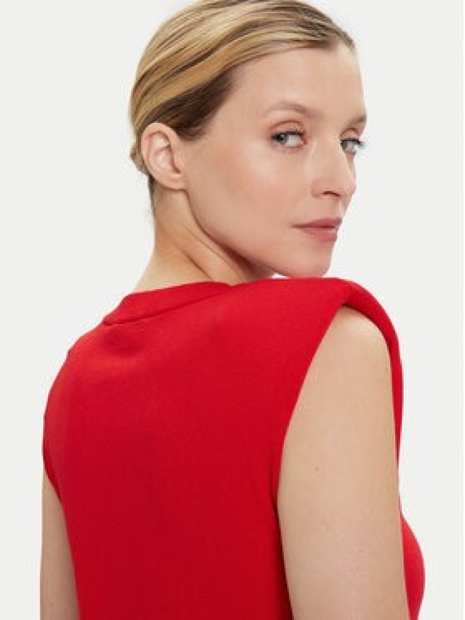 Morgan Sweter 252-MRANA Czerwony Regular Fit