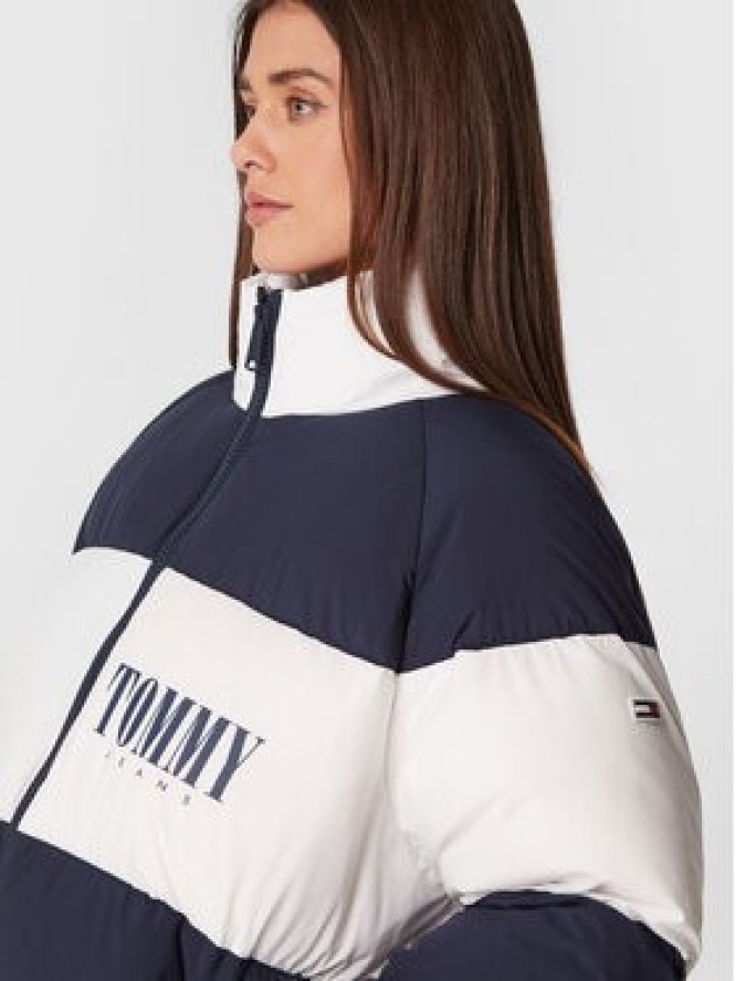 Tommy Jeans Kurtka puchowa Fashion DW0DW14306 Granatowy Oversize