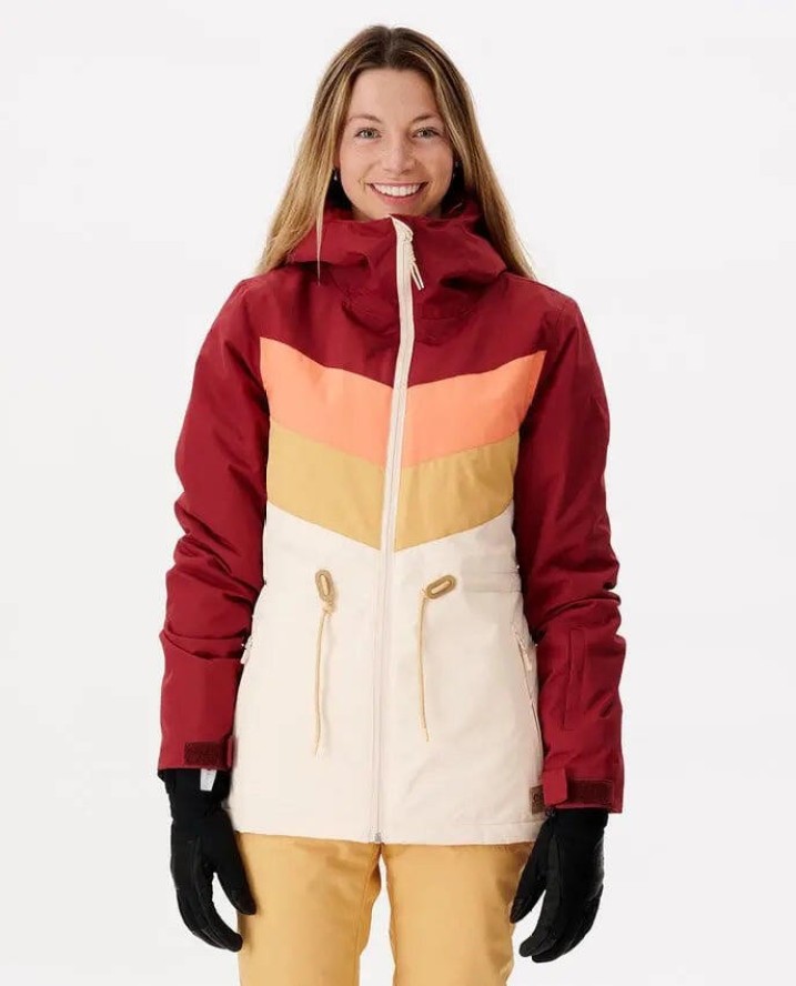 Rip Curl Rider Betty Jacket - Dark Red