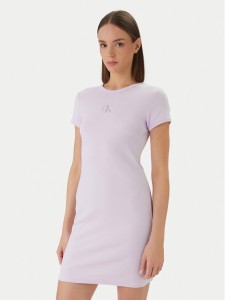 Calvin Klein Jeans Sukienka codzienna Monologo Baby LV047F241G Różowy Slim Fit