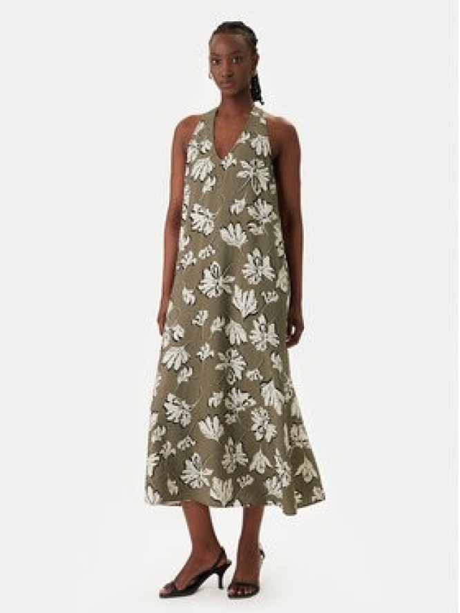 Vero Moda Sukienka letnia Jennifer 10341973 Zielony Regular Fit