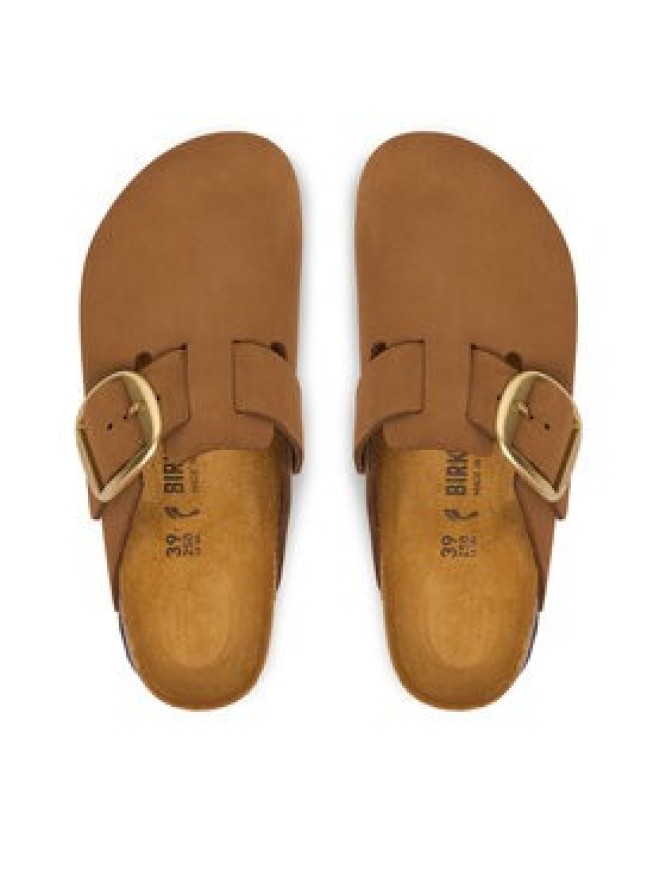 Birkenstock Klapki Boston Big Buckle Tonal 1032949 Pomarańczowy
