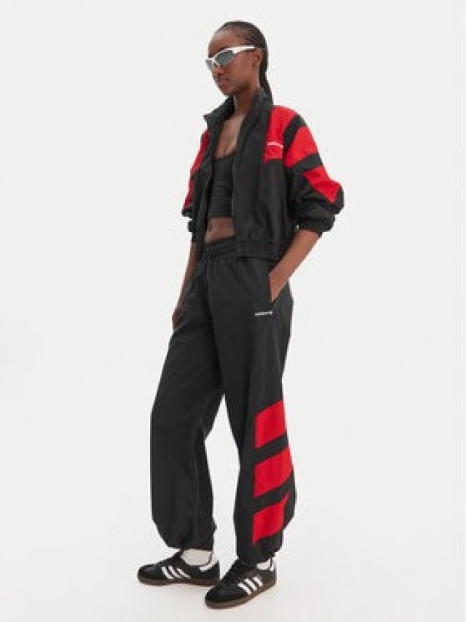 adidas Spodnie dresowe Blocked Washed KE5037 Szary Loose Fit