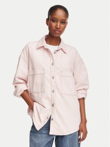 HUGO Kurtka jeansowa Garesa 50566763 Różowy jasny Regular Fit