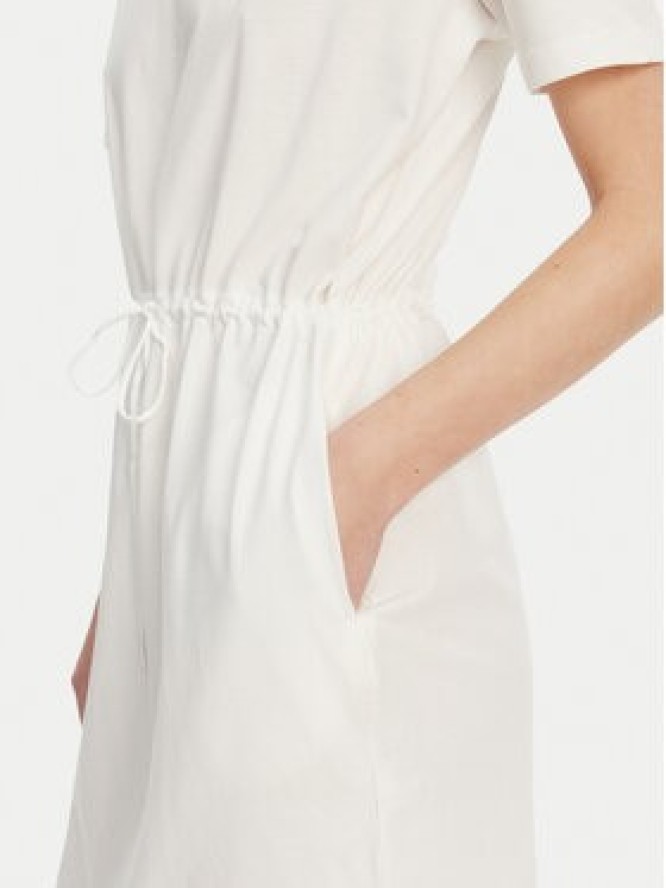 Tommy Hilfiger Sukienka codzienna WW0WW45529 Écru Regular Fit