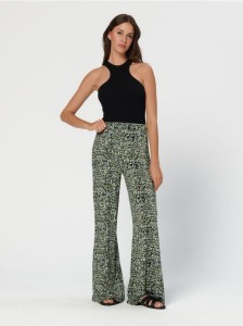 Spodnie ze wzorem - wielobarwny