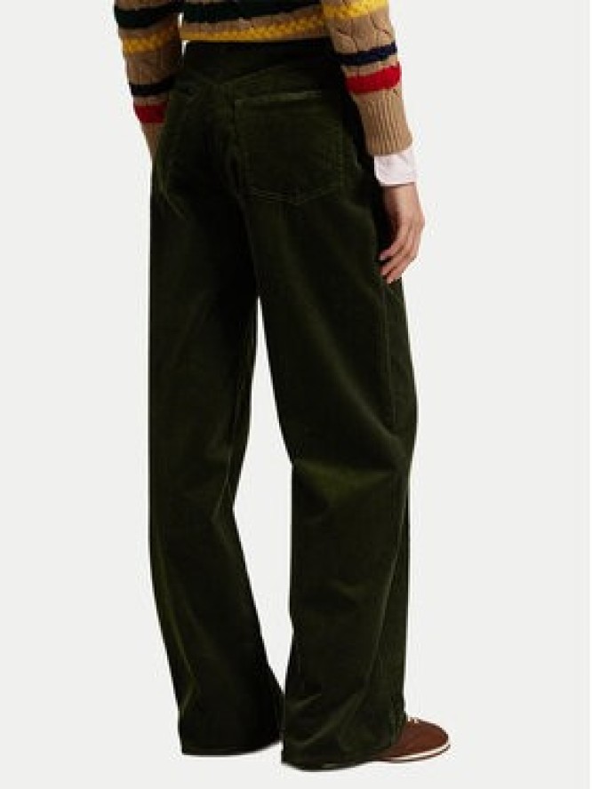 Polo Ralph Lauren Spodnie materiałowe 211A87463001 Zielony Wide Leg