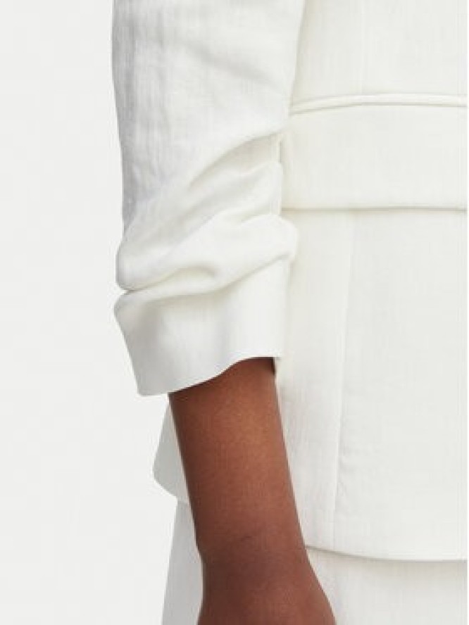 BOSS Marynarka Jia8 50557249 Biały Slim Fit