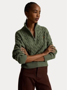 Polo Ralph Lauren Sweter 211963467508 Zielony Regular Fit